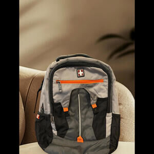 U5 Swiss Tech Adult Unisex Reflective Backpack W/ Adjustable Straps Black Rt13